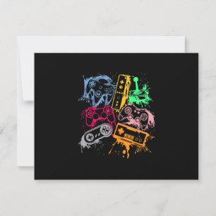 Cartons Réponse Contrôleurs de console de jeu vidéo Retro 80's 90'