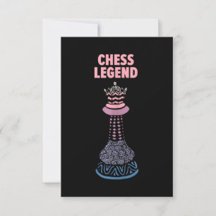 Cartons Réponse Cool de la légende des échecs avec matchs de contr
