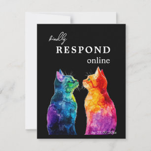 Cartons Réponse "Correctement Vôtre : une histoire d'amour arc-en-