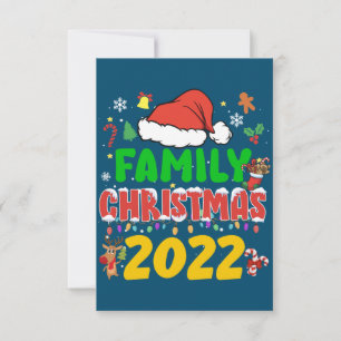 Cartons Réponse Correspondance famille Noël 2022 Équipe Père Noël