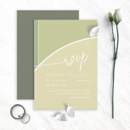 Cartons Réponse Couleurs Eucalyptus Mariage V2V Green ID901