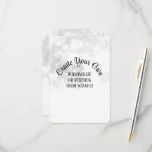 Créez Votre Propre Mariage Blanc