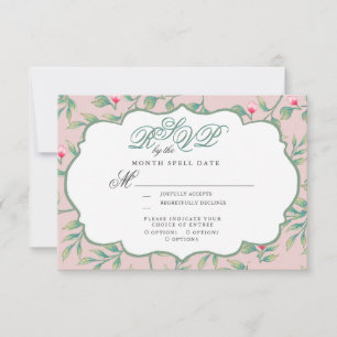 Cartons Réponse De l'ensemble de Mariage de l'appel d'offres dans 
