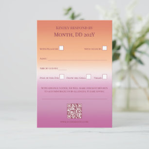 Cartons Réponse Dégradé du drapeau de fierté du mariage lesbien