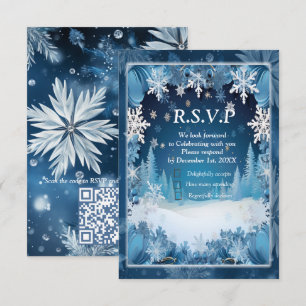 Cartons Réponse Design hivernal Festif de Fête de Flammes de Neige