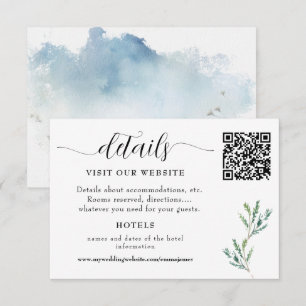 Cartons Réponse Détails du Mariage Misty Morning Meadow