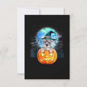 Cartons Réponse Dog Witch Hat