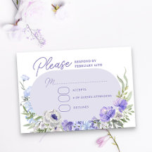 Elégant cadre floral violet clair
