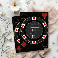 Élégant Casino Vegas Poker Mariage Chip
