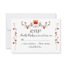 Élégant Feuilles d'automne Mariage