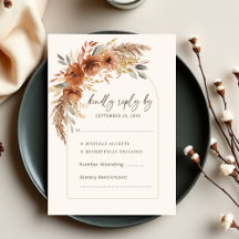 Élégant Mariage floral en terre cuite rustique aut
