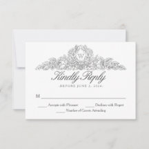 Élégant traditionnel | Mariage gris de Versailles