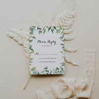 Élégante calligraphie de feuillage vert tropicale 