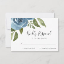 Elégante couleur bleu azur Mariage floral