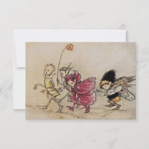 Cartons Réponse « Elfes » Illustrations de fées par Arthur Rackham