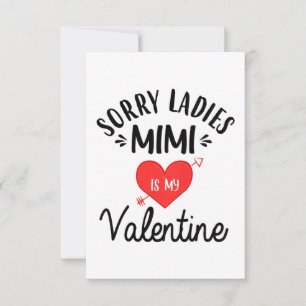 Cartons Réponse Enfants Désolé Dames Mimi Est Mon Cadeau Saint Val