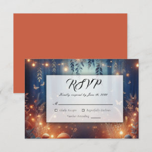 Cartons Réponse Fairy Lights et Moonlit Forest Magic Mariage