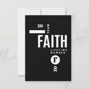 Cartons Réponse Faith Nom personnalisé Cadeau Anniversaire