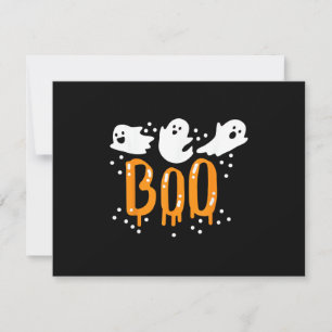 Cartons Réponse Fantôme d'Halloween Chou Mignon