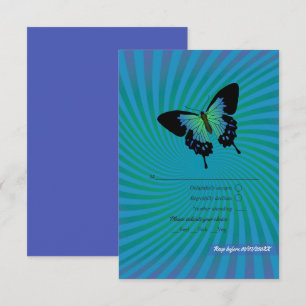 Cartons Réponse Festival de rock d'été Mariage