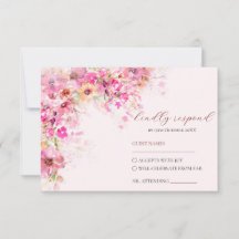 Fête de bébé florale aquarelle Baby in Bloom