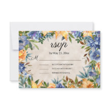 Fleurs élégantes bleu orange Lys tigrés Mariage  