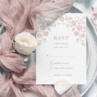 Fleurs Folk Rose Bleu Charmant Simple Floral
