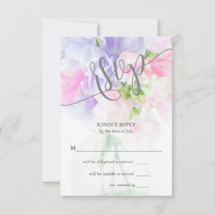 CARTONS RÉPONSE FLORAL CHIC MARIAGE POIS DOUX