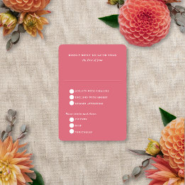 Cartons Réponse Flou Floral Élégance Moderne Mariage Été Automne