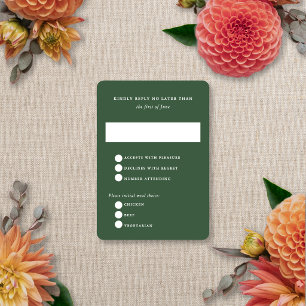 Cartons Réponse Flou Floral Élégant Moderne Mariage Été Automne