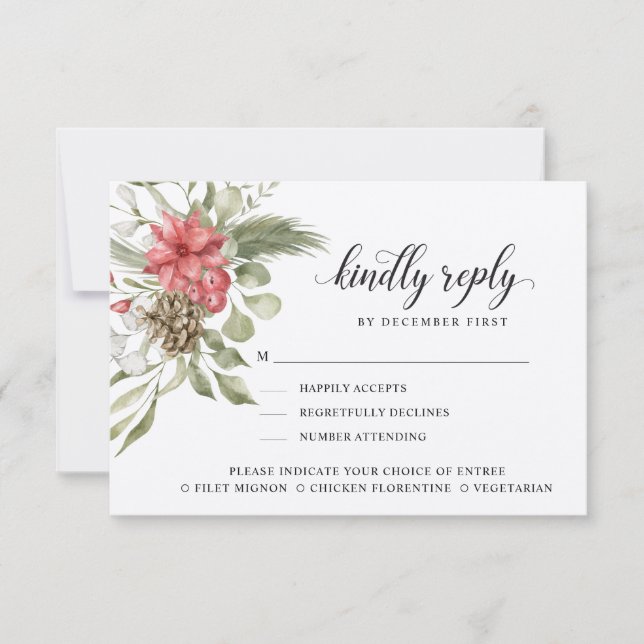 Cartons Réponse Folithe forestier | Répondre | Options de repas RS (Devant)