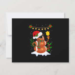 Cartons Réponse Football Snowman Santa Hat Joyeux Noël