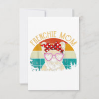 Frenchie Mom Lover Cadeau Vintage Retro Style