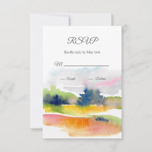 Cartons Réponse 'Fun with Watercolor Brushstrokes' Abstrait