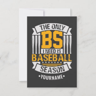 Cartons Réponse Funny Baseball Sarcasme