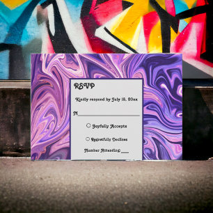 Cartons Réponse Galaxie Abstraite moderne Art Wavy Blue Chic Maria