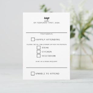 Cartons Réponse Gâteau mariage