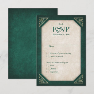 Cartons Réponse Geek Green Library Livre Mariage littéraire