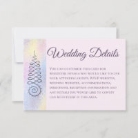 *~* Géométrie sacrée Pastel Détails du Mariage