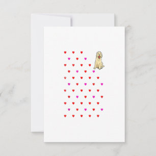 Cartons Réponse Golden Retriever Valentines Day Cadeau