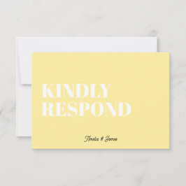 Cartons Réponse Gras moderne Retro Funky Mariage lumineux