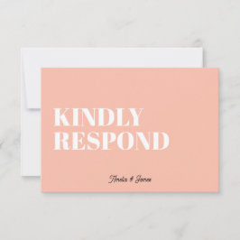 Cartons Réponse Gras moderne Retro Funky Mariage lumineux