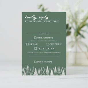 Cartons Réponse Green Mountain Mariage Choix alimentaires