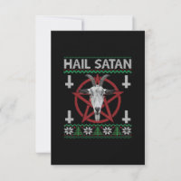 Hail Satan Tête de chèvre Pentagram Funny Satanic 