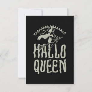 Cartons Réponse Halloween Hallo Queen
