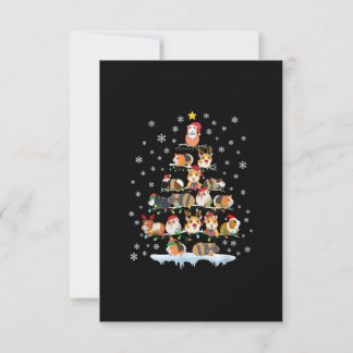Cartons Réponse Hamster Lover Christmas Tree Guinée Pigs