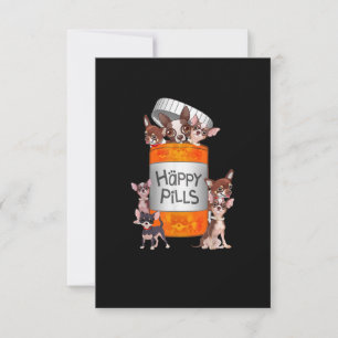 Cartons Réponse Happy Pills Chihuahua
