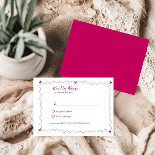 Cartons Réponse Illustrations Scribble dessinées à la main Mariage