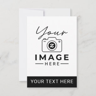 Cartons Réponse Image et texte personnalisés