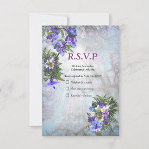 Cartons Réponse Jacaranda Blooms & Lily Bouquet